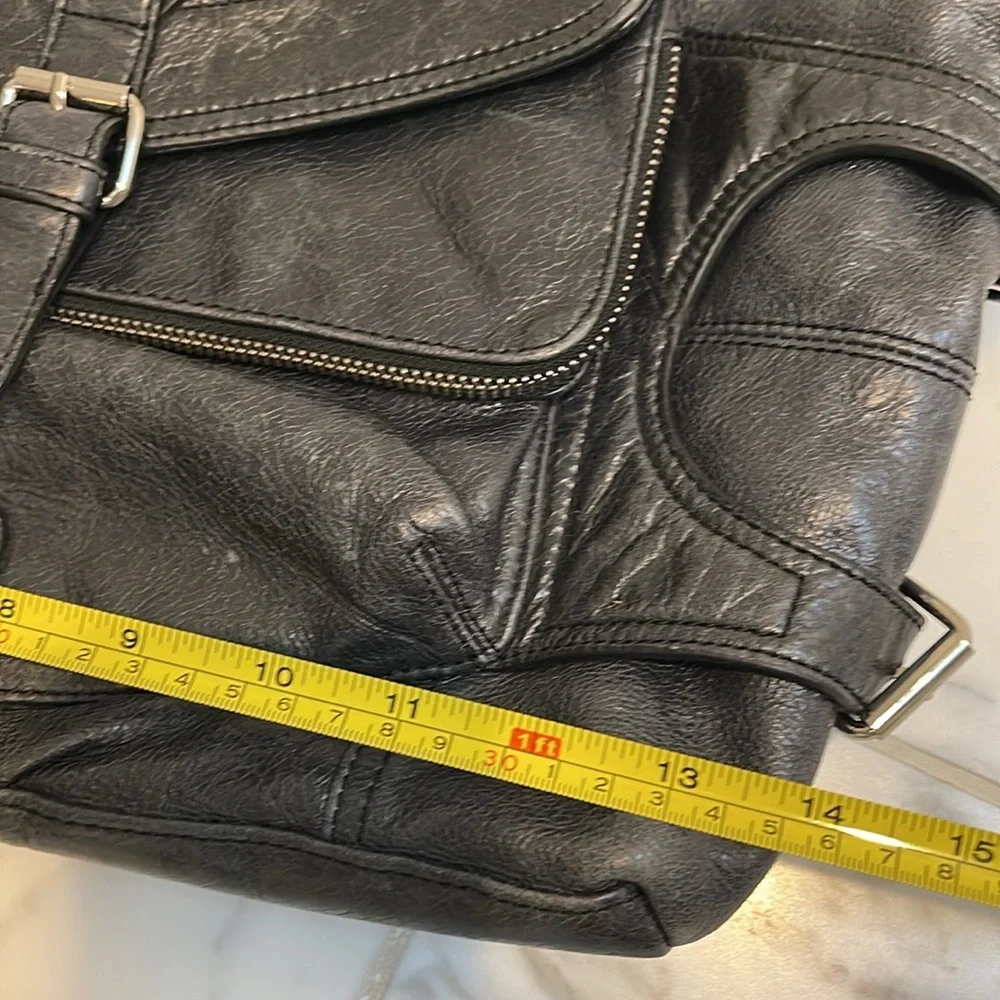 Vintage Lamb grey handbag. Large size - Picture 12 of 16